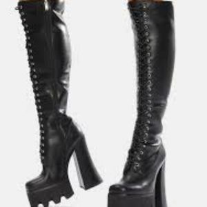 Lamoda knee high boots